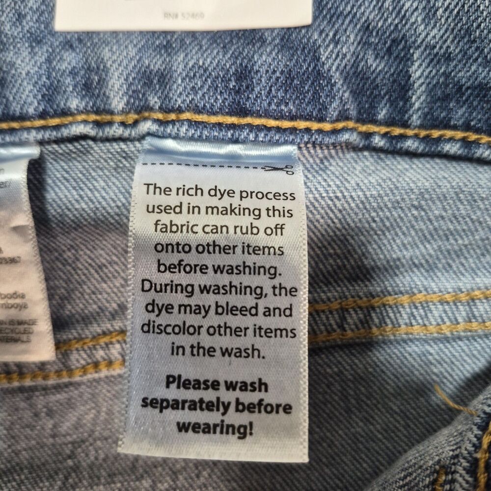 Time and Tru Light Blue Wide Leg Jeans - Picture 4 of 13